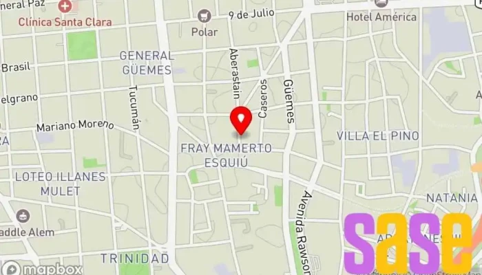 mapa de De la Paz Fm Emisora de radio en San Juan