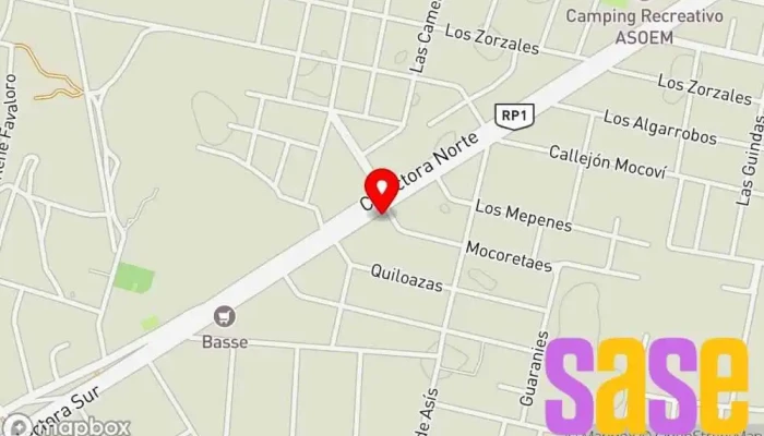 mapa de DEBELEC MATERIALES ELECTRICOS Tienda de electricidad en Santa Fe de la Vera Cruz