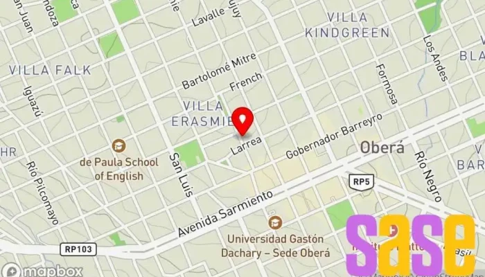 mapa de DECOLUZ ILUMINACION - ELECTRICIDAD Tienda de iluminación, Tienda de componentes electrónicos, Tienda de muebles en Oberá