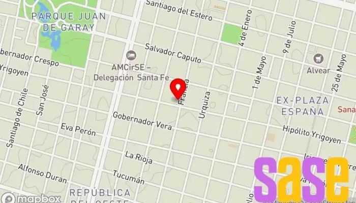 mapa de DeLaCasa Electricidad Ferretería en Santa Fe de la Vera Cruz