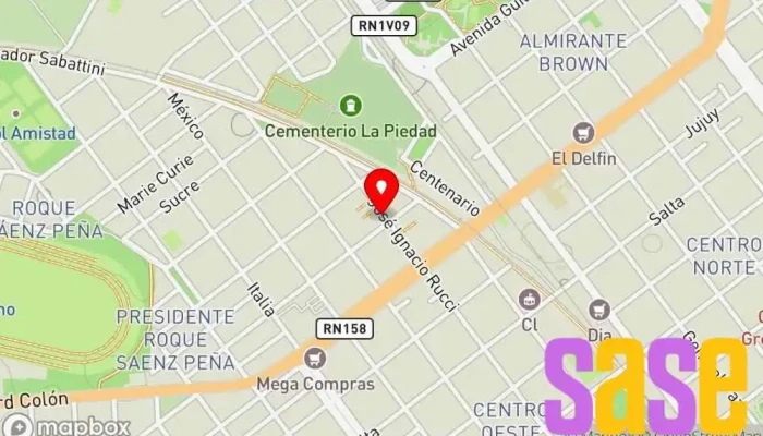 mapa de Dellamaggiore Electromecánica Tienda de motores eléctricos en Villa María