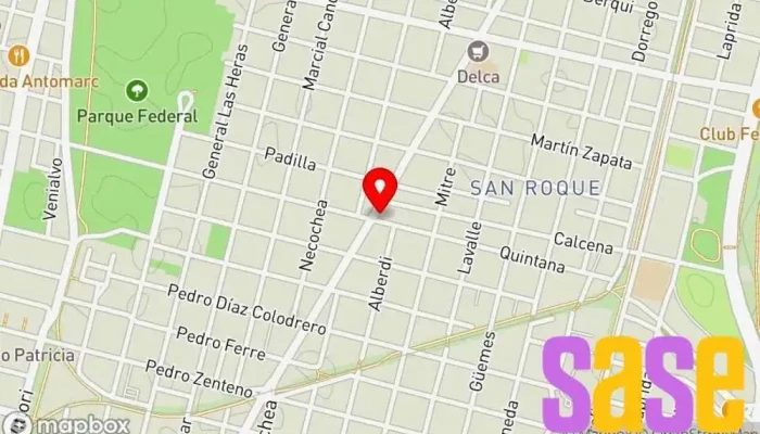 mapa de DER - Soluciones en Electricidad, Iluminación, Muebles y Bienestar Tienda de electricidad, Tienda de electrodomésticos, Tienda de muebles, Tienda de iluminación, Tienda de herramientas en Santa Fe de la Vera Cruz