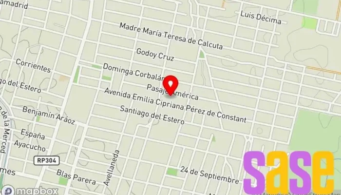 mapa de DEUTSCHE INYECCION ELECTRONICA AUTOMOTOR Taller mecánico en Alderetes