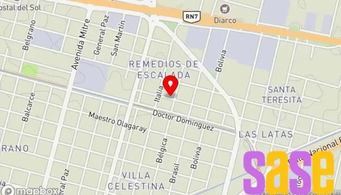 mapa de DHV Instalaciones Eléctricas Electricista en Villa Mercedes