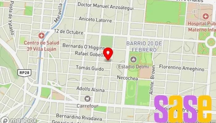 mapa de Diagnostico Computarizado Autos Centro comercial en Salta