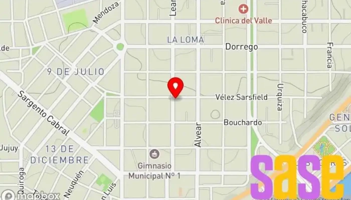 mapa de Dielsa S.A. Tienda de electricidad, Electricista en Comodoro Rivadavia