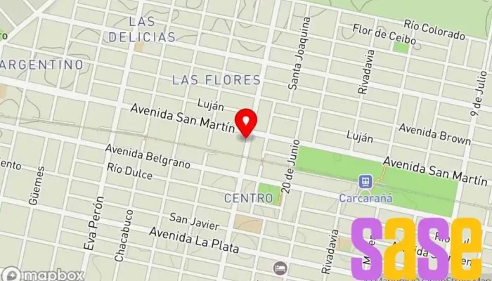 mapa de Digital Carcaraña Tienda de electricidad, Tienda de informática, Tienda de componentes electrónicos en Carcaraña