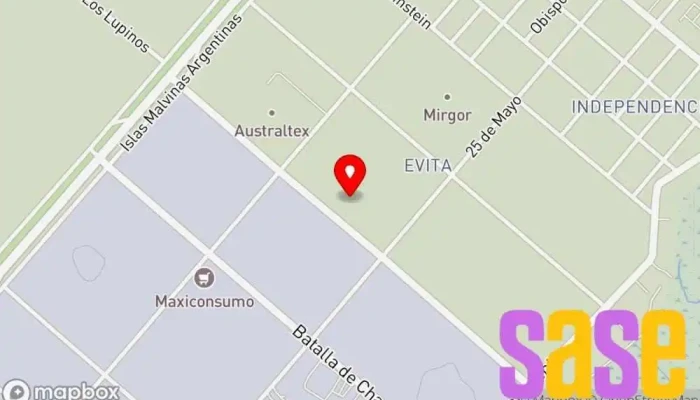 mapa de Digital Fueguina Fabricante de artículos electrónicos en Río Grande