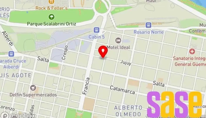 mapa de DIGLA Servicio de reparación de electrodomésticos, Tienda de electricidad, Electricista en Rosario