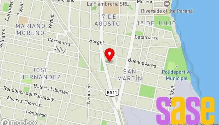 mapa de Dimel SRL (Electricidad) Tienda de electricidad en San Lorenzo