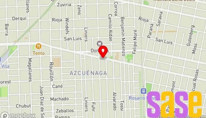 mapa de DINÁ ELECTRICIDAD Tienda de electricidad en Rosario