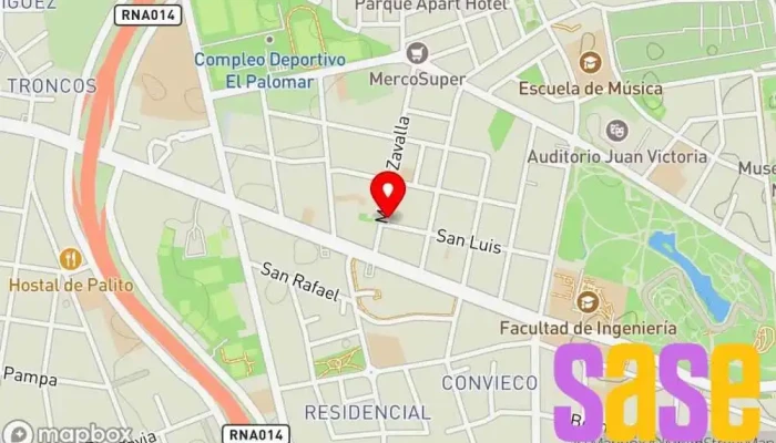 mapa de Discualco Sa Tienda de electricidad en AOI