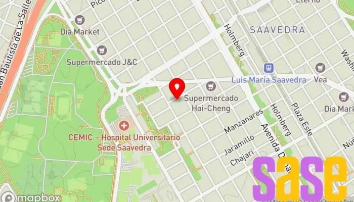 mapa de Distri Electro Tienda de iluminación, Televisión de circuito cerrado, Electricista, Proveedor de sistemas de seguridad, Distribuidor de equipos de telecomunicación en Luis Maria