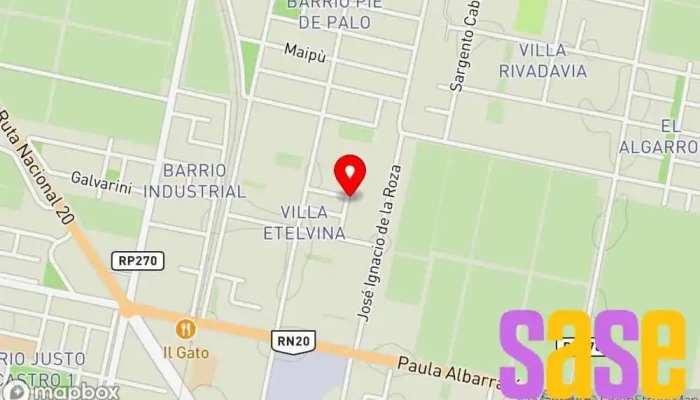 mapa de Dj Fer Guevara sonido e iluminación Tienda de música en Caucete