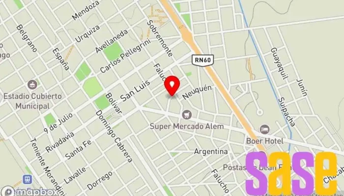 mapa de DP Service Taller de reparación de automóviles, Taller de revisión de automóviles, Servicio de alquiler de coches, Taller mecánico en Dean Funes