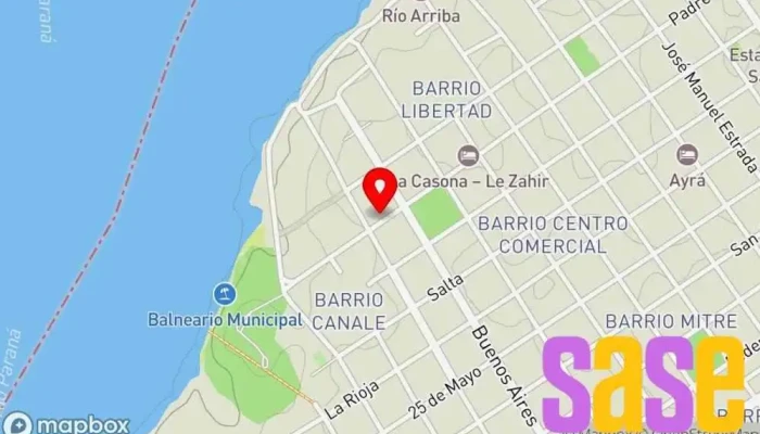 mapa de D.P.E.C. Bella Vista Compañía eléctrica en Bella Vista