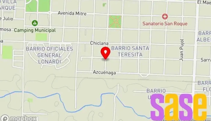 mapa de DPEC. Dirección Provincial de Energía de Corrientes Central eléctrica, Compañía eléctrica en Curuzú Cuatiá