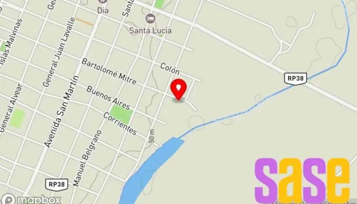 mapa de DPEC Santa Lucia Oficinas de empresa en Santa Lucía
