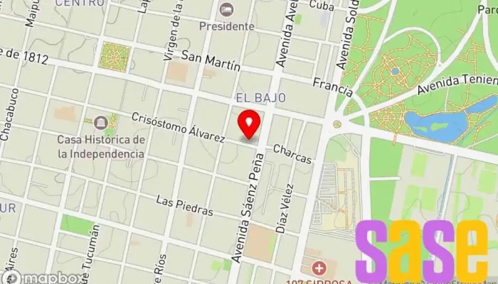 mapa de Dyma Electrocomercial SRL Tienda de electricidad en San Miguel de Tucumán