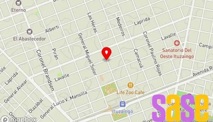 mapa de Ec Electrónica Tienda de móviles, Tienda de artículos para el hogar en Ituzaingó