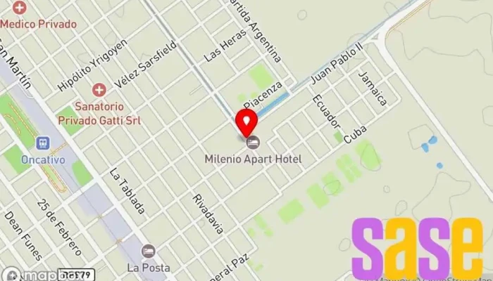 mapa de Eco Lógica S.A.S Proveedor de equipos de energía solar en Oncativo