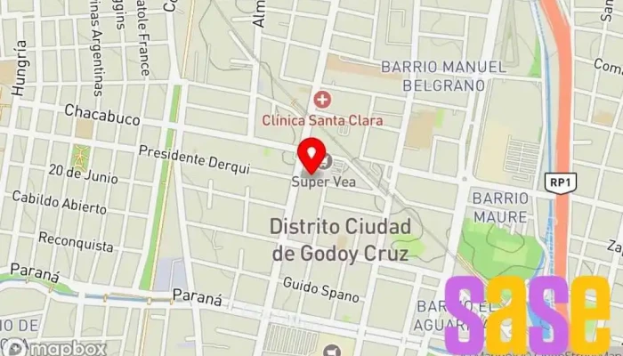 mapa de Eco TIME Tienda de informática, Centro de reciclaje en Godoy Cruz