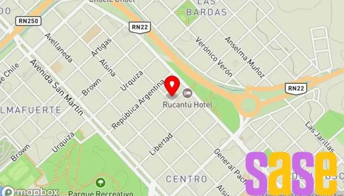 mapa de EdERSA Compañía eléctrica en Choele-choel