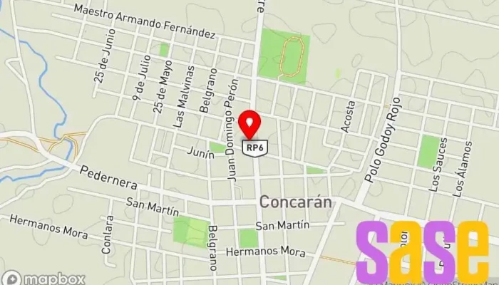 mapa de Edesal Compañía eléctrica en Concaran