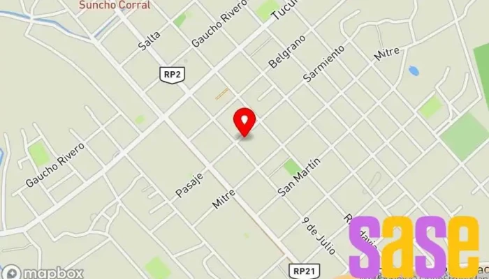mapa de EDESE SA - Sucursal Suncho Corral  en Suncho Corral