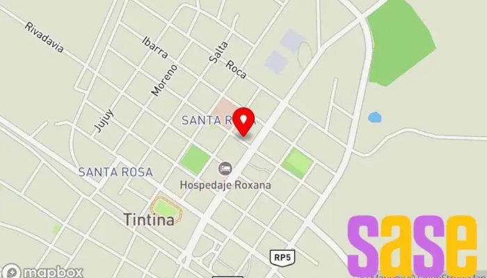 mapa de EDESE SA - Sucursal Tintina  en Tintina