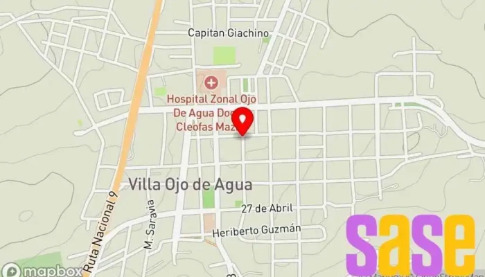 mapa de EDESE SA - Sucursal Villa Ojo de Agua  en Villa Ojo de Agua
