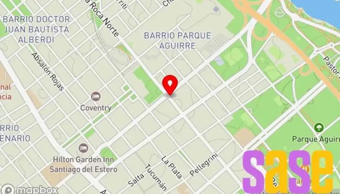 mapa de EDESE SA Compañía eléctrica en Santiago del Estero