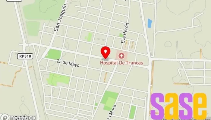 mapa de EDET S.A. - Trancas Compañía eléctrica en Trancas