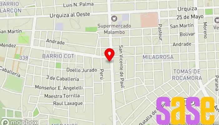 mapa de Edison Electronica Establecimiento de reparación de artículos electrónicos en Gualeguaychú