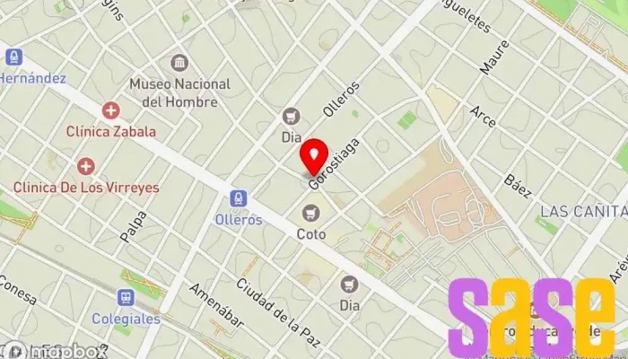 mapa de El Porteño Servicios Instalador de gas, Electricista, Pintura, Fontanero en Cdad. Autónoma de Buenos Aires