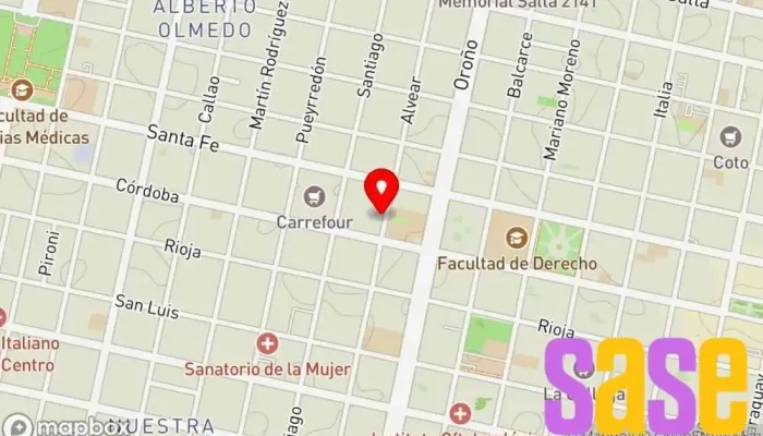 mapa de El Turco Service Servicio de reparación de lavadoras y secadoras, Servicio de reparación de aire acondicionado, Electricista, Servicio de reparación de microondas en Rosario