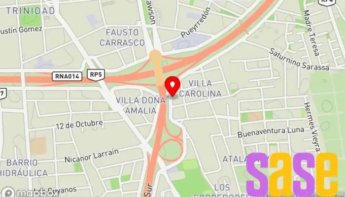 mapa de EL UNICO servicio técnico  en Villa Krause