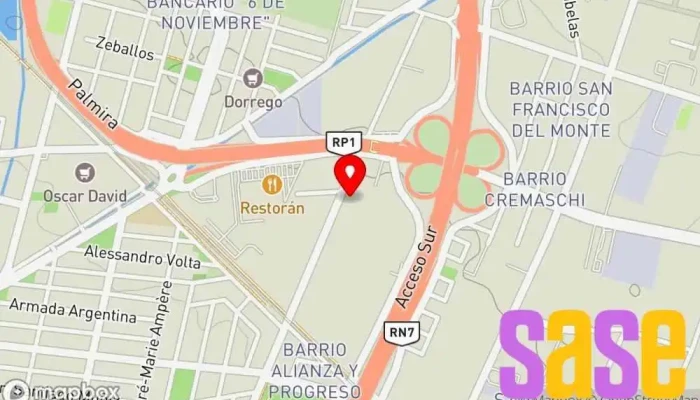 mapa de ELECTEC – Materiales para la construcción | Electec S.A.  en Godoy Cruz