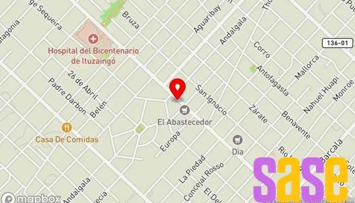 mapa de Eléctrica Brandsen Tienda de artículos para el hogar en Ituzaingó