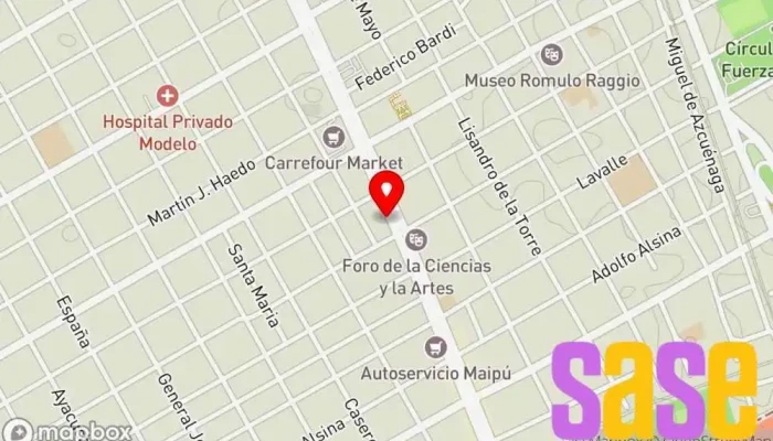 mapa de Eléctrica Maipu Tienda de electricidad en Buenos Aires