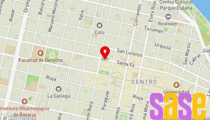 mapa de Electrica Rosario Tienda de electricidad en Rosario