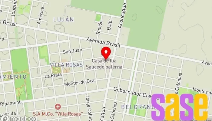 mapa de ELECTRICA Y SOLAR Proveedor de energía ecológica, Proveedor de equipos de energía solar en Rafaela