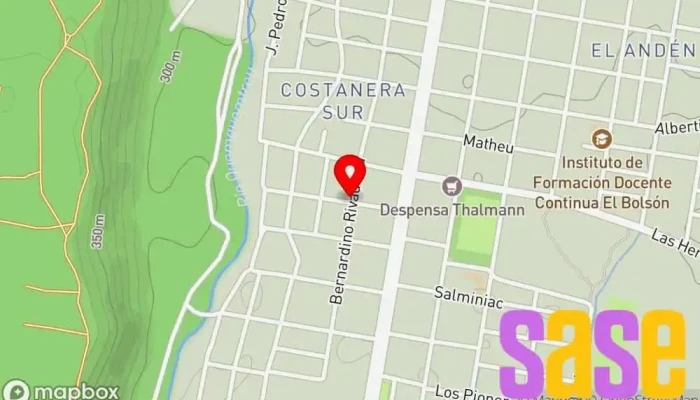 mapa de Electricar Taller de automóviles en El Bolsón