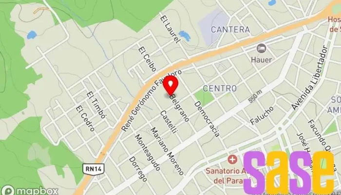 mapa de ElectriCar Electricista en San Vicente