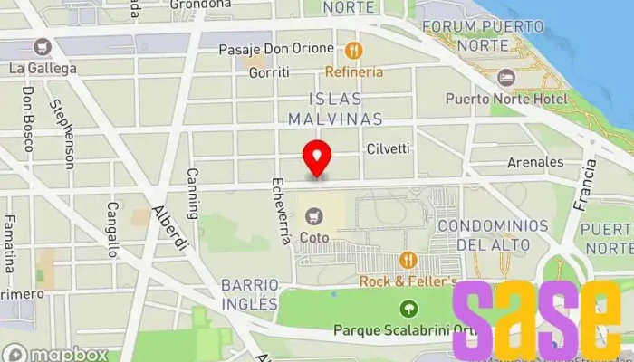 mapa de Electricas Rosario Electricista en Rosario