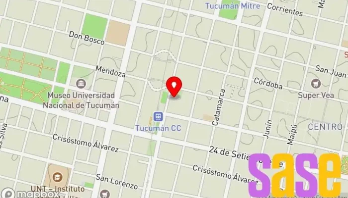 mapa de Electricidad Automotor Taller de reparación de automóviles en San Miguel de Tucumán