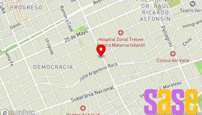 mapa de Electricidad Automotor Taller de automóviles en Trelew
