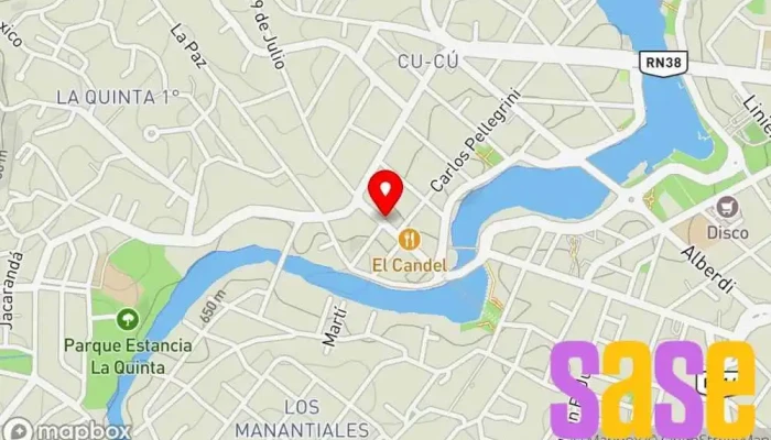 mapa de Electricidad Centro - Casa Central Tienda de electricidad en Villa Carlos Paz