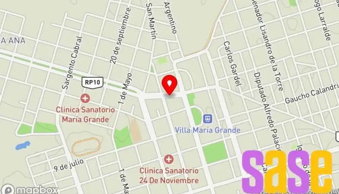 mapa de ELECTRICIDAD CENTRO Tienda de electricidad en María Grande