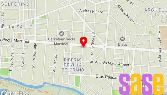 mapa de Electricidad del Automotor de Luis A. Fradeja Servicio de reparación de sistemas eléctricos para automóviles en Córdoba